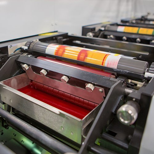 4-color cmyk printing press roller